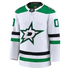 Dresovi Dallas Stars 2024-25 Fanatics Premium Custom Gostujući Bijela - Muške